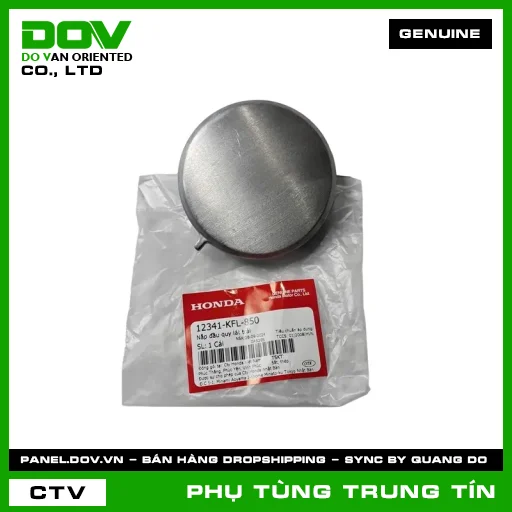 NẮP ĐẦU QUY LÁT TRÁI | 12341-KFL-850 | HONDA (SUPER DREAM, WAVE 100, WAVE ALPHA) — 12341KFL850