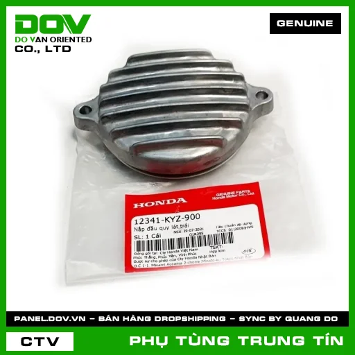 NẮP ĐẦU QUY LÁT TRÁI | 12341-KYZ-900 | HONDA (FUTURE 125) — 12341KYZ900
