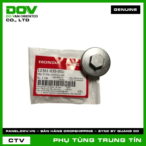 NẮP LỖ ĐIỀU CHỈNH XU PÁP | 12361-035-001 | HONDA (LEAD 110) — 12361035001