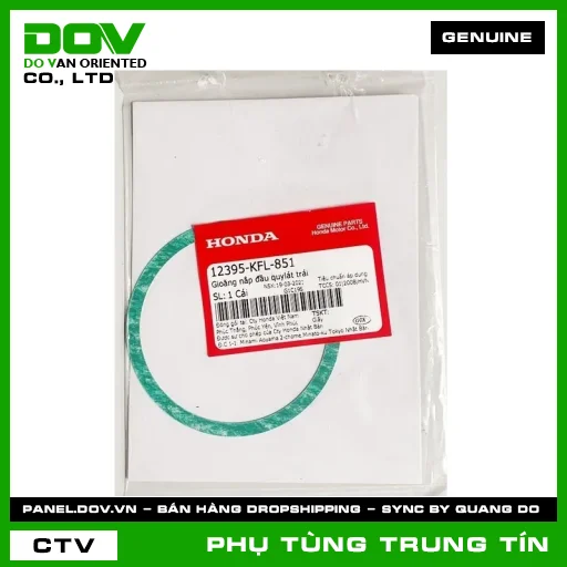 Gioăng nắp đầu quylát trái | 12395-KFL-851 | HONDA (WAVE 100, WAVE ALPHA) — 12395KFL851