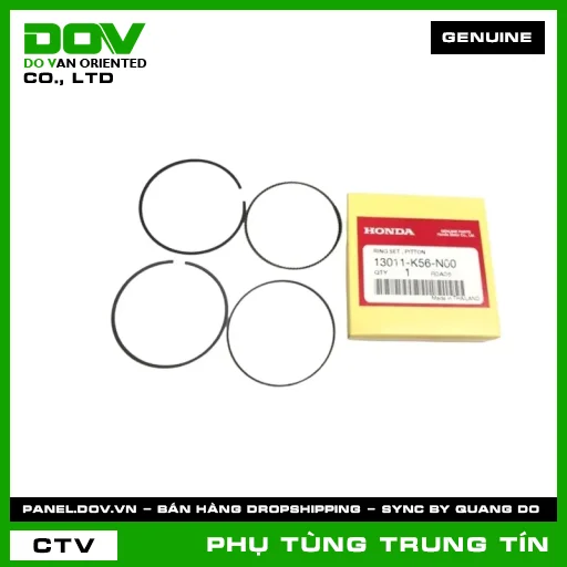 Bộ xéc măng tiêu chuẩn (0.00) | 13011-K56-N00 | HONDA (CB150R, WINNER 150) — 13011K56N00