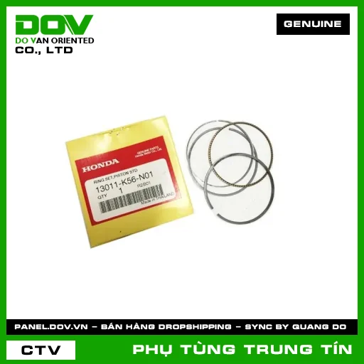BỘ XÉC MĂNG TIÊU CHUẨN (0.00) | 13011-K56-N01 | HONDA (CB150R, CBR150R, WINNER R, WINNER X) — 13011K56N01