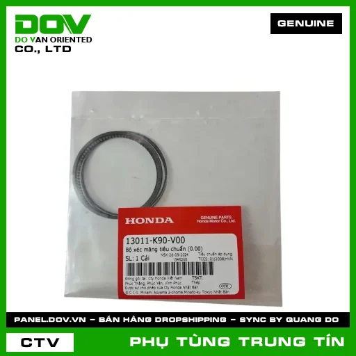 BỘ XÉC MĂNG TIÊU CHUẨN (0.00) | 13011-K90-V00 | HONDA (WAVE RSX 110) — 13011K90V00