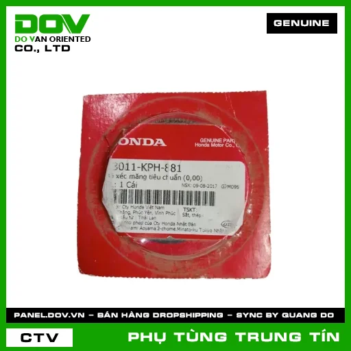 BỘ XÉC MĂNG TIÊU CHUẨN (0,00) | 13011-KPH-881 | HONDA — 13011KPH881