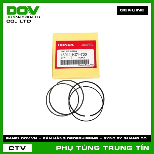 BỘ XÉC MĂNG TIÊU CHUẨN (0.00) | 13011-KZY-700 | HONDA (SH 125/150) — 13011KZY700