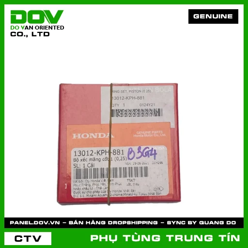 BỘ XÉC MĂNG CỐT 1 (0,25) | 13012-KPH-881 | HONDA — 13012KPH881