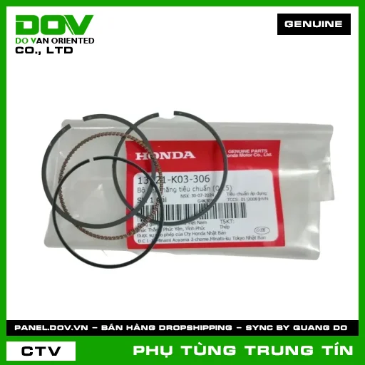 BỘ XÉC MĂNG TIÊU CHUẨN (0.25) | 13021-K03-306 | HONDA (WAVE RSX 110) — 13021K03306