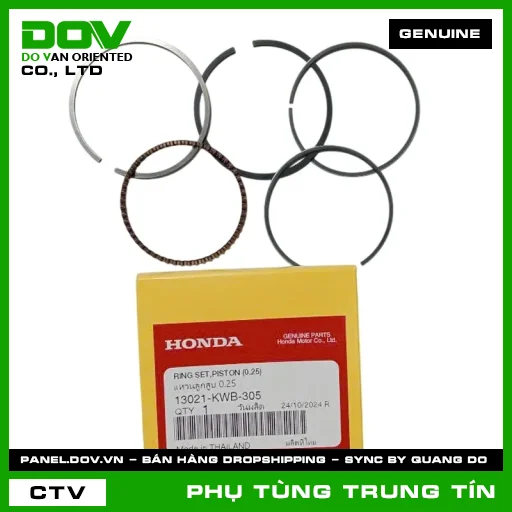 BỘ XÉC MĂNG CỐT 1 (0.25) | 13021-KWB-305 | HONDA (WAVE RSX 110) — 13021KWB305