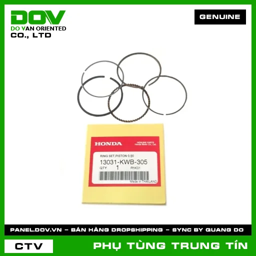 Bộ xéc măng cốt 2 (0.50) | 13031-KWB-305 | HONDA (WAVE RSX 110) — 13031KWB305