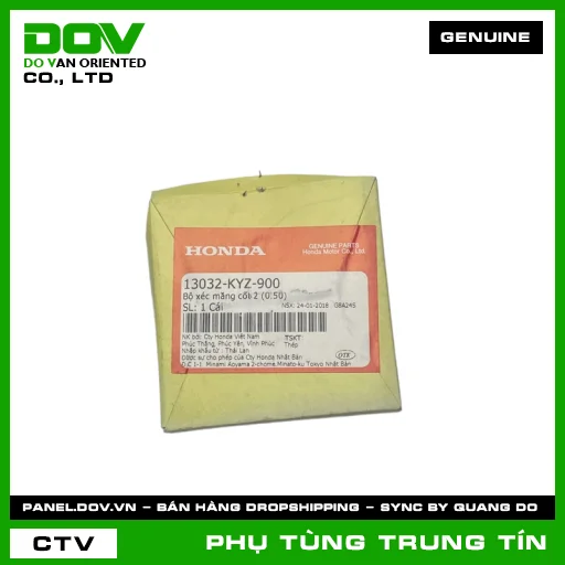 BỘ XÉC MĂNG CỐT 2 (0.50) | 13032-KYZ-900 | HONDA (FUTURE 125, MSX 125, SUPER CUB C125) — 13032KYZ900