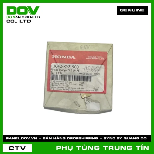 BỘ XÉC MĂNG CỐT 3 (0.75) | 13042-KYZ-900 | HONDA (FUTURE 125, MSX 125, SUPER CUB C125) — 13042KYZ900
