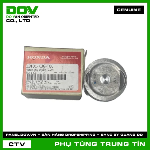 PISTON TIÊU CHUẨN (0.00) | 13101-K36-T00 | HONDA (AIR BLADE 125/150) — 13101K36T00
