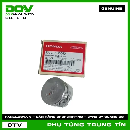 PISTON TIÊU CHUẨN (0.00) | 13101-KFV-660 | HONDA (WAVE ALPHA) — 13101KFV660