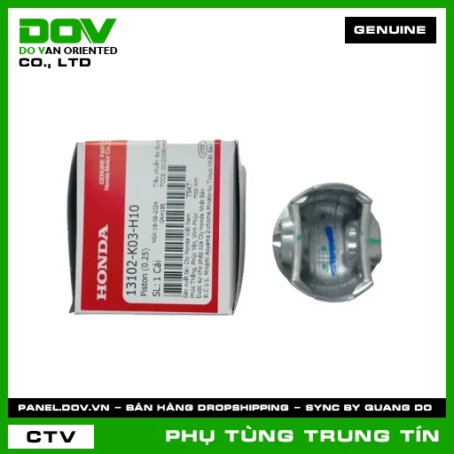 PISTON (0.25) | 13102-K03-H10 | HONDA (WAVE RSX 110) — 13102K03H10