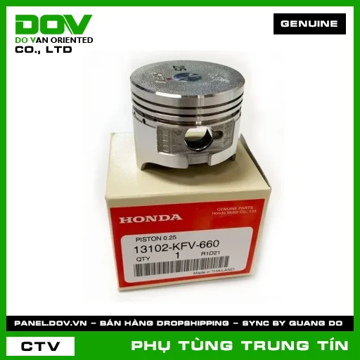 Piston cốt 1 (0.25) | 13102-KFV-660 | HONDA (WAVE ALPHA) — 13102KFV660
