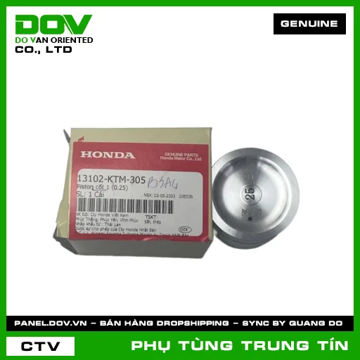 Piston cốt 1 (0.25) | 13102-KTM-305 | HONDA — 13102KTM305