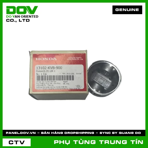 Piston(0.25) cốt 1 | 13102-KVB-900 | HONDA (AIR BLADE 110, CLICK 110) — 13102KVB900