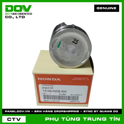 PISTON CỐT 1 (0.25) | 13102-KWB-305 | HONDA (WAVE RSX 110) — 13102KWB305