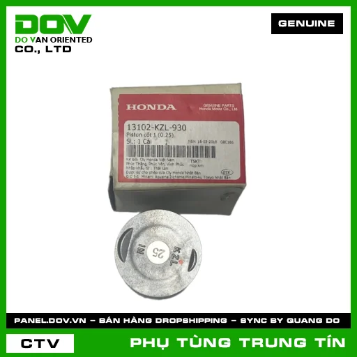 PISTON CỐT 1 (0.25) | 13102-KZL-930 | HONDA (VISION 110) — 13102KZL930