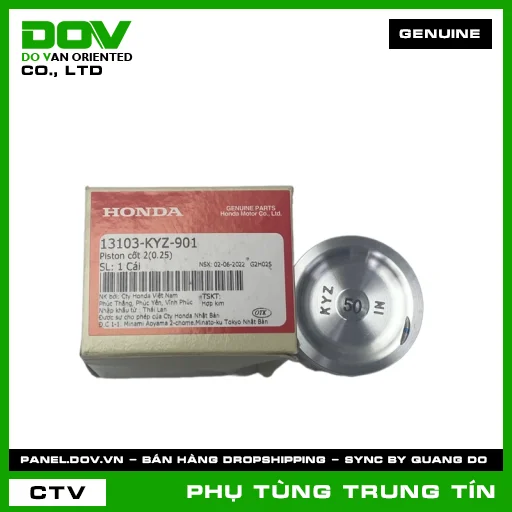 PISTON CỐT 2(0.25) | 13103-KYZ-901 | HONDA (FUTURE 125, SUPER CUB C125) — 13103KYZ901