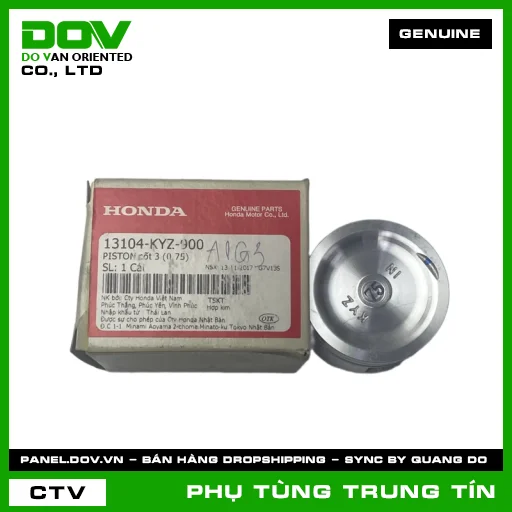 PISTON cốt 3 (0.75) | 13104-KYZ-900 | HONDA (FUTURE 125, MSX 125) — 13104KYZ900