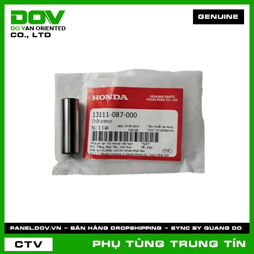 CHỐT PISTON | 13111-087-000 | HONDA (AIR BLADE 110, BLADE 110, CLICK 110, DREAM 110, FUTURE 125, FUTURE NEO, MSX 125, SUPER CUB C125, SUPER DREAM, VISION 110, WAVE 100, WAVE ALPHA, WAVE ALPHA 110, WAVE RSX 110) — 13111087000