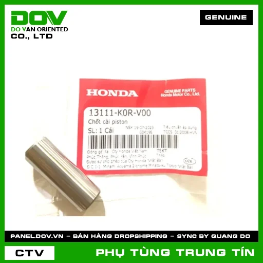CHỐT CÀI PISTON | 13111-K0R-V00 | HONDA (AIR BLADE 125/160, LEAD 125, PCX 160, SH 125/150, SH 125/160, SH MODE, VARIO 160) — 13111K0RV00