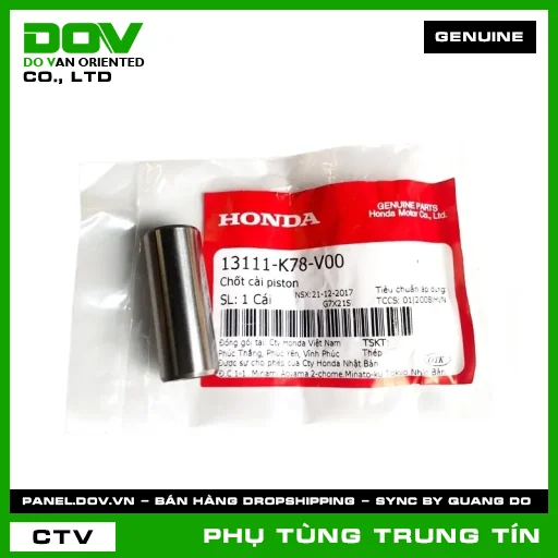 CHỐT CÀI PISTON | 13111-K78-V00 | HONDA (PCX, PCX 125/150, SH 125/150) — 13111K78V00