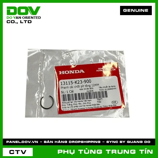 PHANH CÀI CHỐT PÍT TÔNG 12MM | 13115-K23-900 | HONDA (VISION 110) — 13115K23900