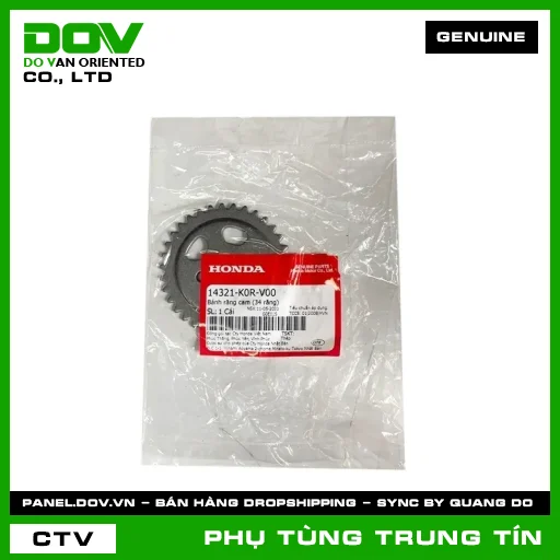 BÁNH RĂNG CAM (34 RĂNG) | 14321-K0R-V00 | HONDA (AIR BLADE 125/160, LEAD 125, PCX 160, SH 125/150, SH 125/160, SH MODE, VARIO 160) — 14321K0RV00