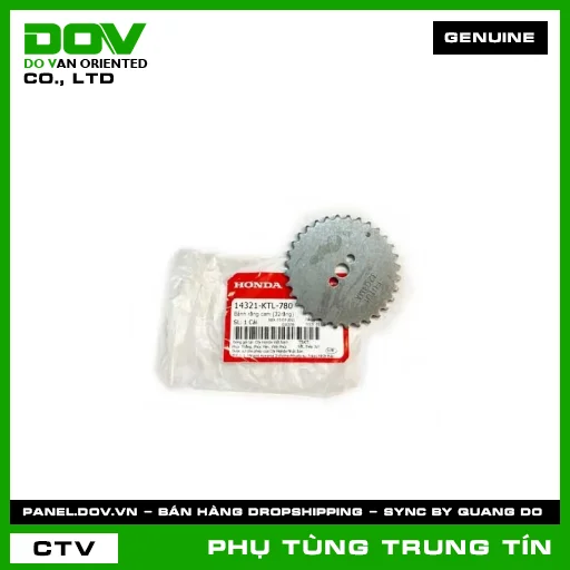BÁNH RĂNG CAM (32 RĂNG) | 14321-KTL-780 | HONDA (SUPER DREAM, WAVE 100, WAVE ALPHA) — 14321KTL780