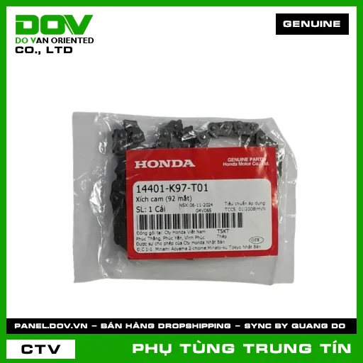 XÍCH CAM (92 MẮT) | 14401-K97-T01 | HONDA (PCX, PCX 125/150, PCX 160) — 14401K97T01