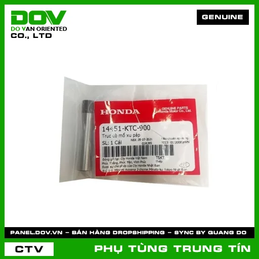TRỤC CÒ MỔ XU PÁP | 14451-KTC-900 | HONDA (FUTURE 125, MSX 125, SUPER CUB C125) — 14451KTC900