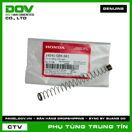 LÒ XO CĂNG XÍCH CAM | 14541-GB4-681 | HONDA (BLADE 110, DREAM 110, FUTURE 125, MSX 125, SUPER CUB C125, SUPER DREAM, WAVE 100, WAVE ALPHA, WAVE ALPHA 110, WAVE RSX 110) — 14541GB4681