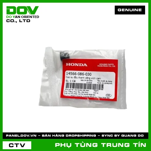 Cao su đầu thanh căng xích cam | 14566-086-030 | HONDA (BLADE 110, DREAM 110, FUTURE 125, MSX 125, SUPER CUB C125, SUPER DREAM, WAVE 100, WAVE ALPHA, WAVE ALPHA 110, WAVE RSX 110) — 14566086030