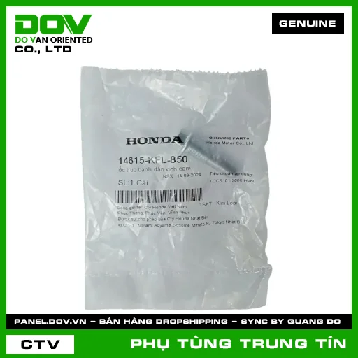 ỐC TRỤC BÁNH DẪN XÍCH CAM | 14615-KFL-850 | HONDA (BLADE 110, DREAM 110, FUTURE 125, MSX 125, SUPER CUB C125, SUPER DREAM, WAVE 100, WAVE ALPHA, WAVE ALPHA 110, WAVE RSX 110) — 14615KFL850
