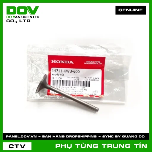 XU PÁP HÚT | 14711-KWB-600 | HONDA (BLADE 110, DREAM 110, WAVE RSX 110) — 14711KWB600