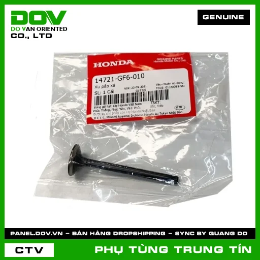XU PÁP XẢ | 14721-GF6-010 | HONDA (SUPER DREAM, WAVE 100, WAVE ALPHA) — 14721GF6010