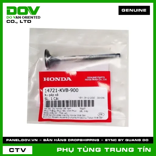 Xu páp xả | 14721-KVB-900 | HONDA (AIR BLADE 110, CLICK 110) — 14721KVB900