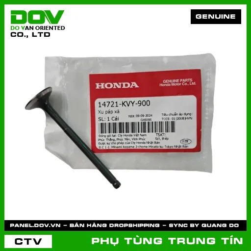 XU PÁP XẢ | 14721-KVY-900 | HONDA (BLADE 110, DREAM 110, VISION 110, WAVE RSX 110) — 14721KVY900
