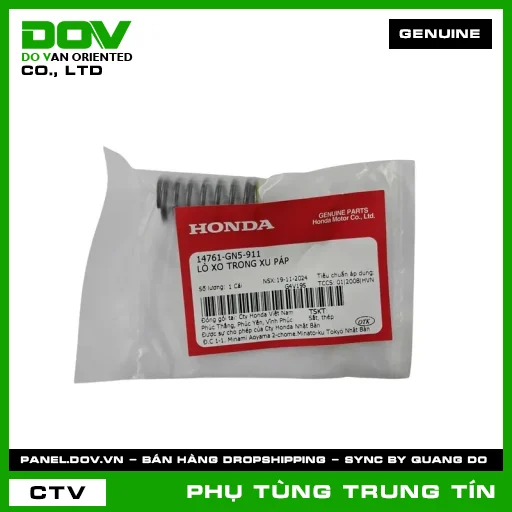 LÒ XO TRONG XU PÁP | 14761-GN5-911 | HONDA (SUPER DREAM, WAVE 100, WAVE ALPHA) — 14761GN5911