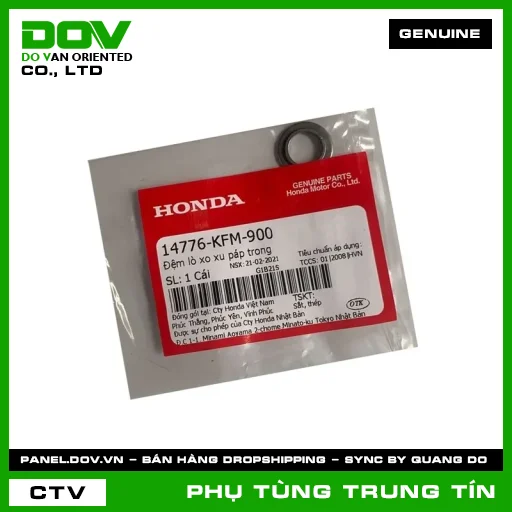 ĐỆM LÒ XO XU PÁP TRONG | 14776-KFM-900 | HONDA (SUPER DREAM, WAVE 100, WAVE ALPHA) — 14776KFM900