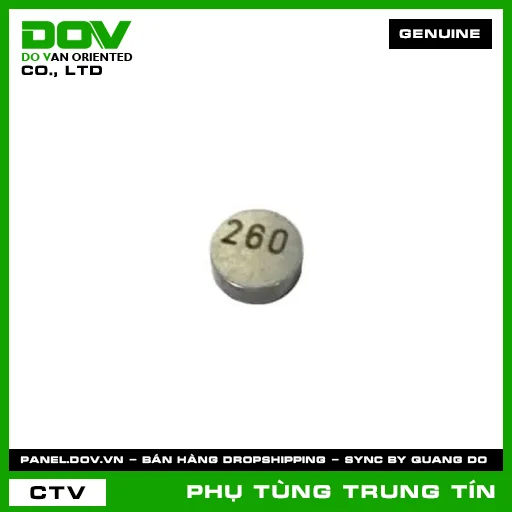 VÒNG ĐỆM XU PÁP (2.600) | 14957-KT7-013 | HONDA (ADV350, CB1000R, CB150R, CB300R, CB500F, CB500X, CB650R, CBR500R, CBR650R, GOLDWING, NX500, REBEL 300, REBEL 500, SH 350, WINNER 150, WINNER R, WINNER X) — 14957KT7013