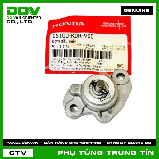 BƠM DẦU MÁY | 15100-K0R-V00 | HONDA (AIR BLADE 125/160, LEAD 125, PCX 160, SH 125/150, SH 125/160, SH MODE, VARIO 160) — 15100K0RV00