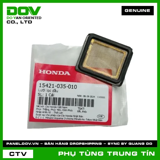 LƯỚI LỌC DẦU | 15421-035-010 | HONDA (BLADE 110, DREAM 110, FUTURE 125, FUTURE NEO, SUPER DREAM, WAVE ALPHA, WAVE ALPHA 110, WAVE RSX 110) — 15421035010