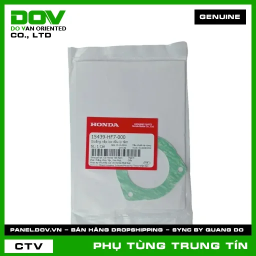 GIOĂNG NẮP LỌC DẦU LY TÂM | 15439-HF7-000 | HONDA (SUPER DREAM, WAVE 100, WAVE ALPHA) — 15439HF7000