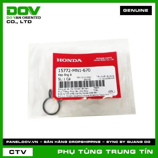 KẸP ỐNG B | 15772-MN1-670 | HONDA (CB150R, CB300R, CBR150R, WINNER 150, WINNER R, WINNER X) — 15772MN1670