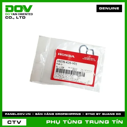 PHỚT O | 16076-K35-V01 | HONDA (CB150R, CB300R, CB350 H'NESS, PCX, PCX 125, PCX 125/150, SH 125/150, SUPER CUB C125, WINNER 150, WINNER R, WINNER X) — 16076K35V01