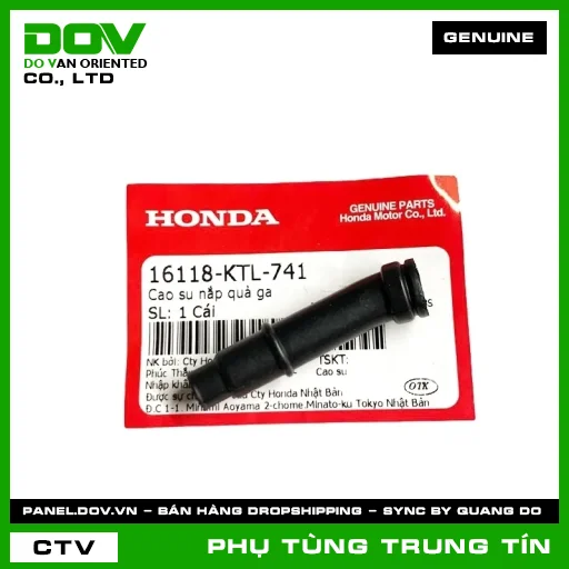 CAO SU NẮP QUẢ GA | 16118-KTL-741 | HONDA (WAVE 100, WAVE ALPHA) — 16118KTL741