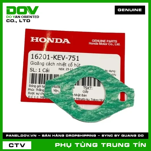 GIOĂNG CÁCH NHIỆT CỔ HÚT | 16201-KEV-751 | HONDA — 16201KEV751